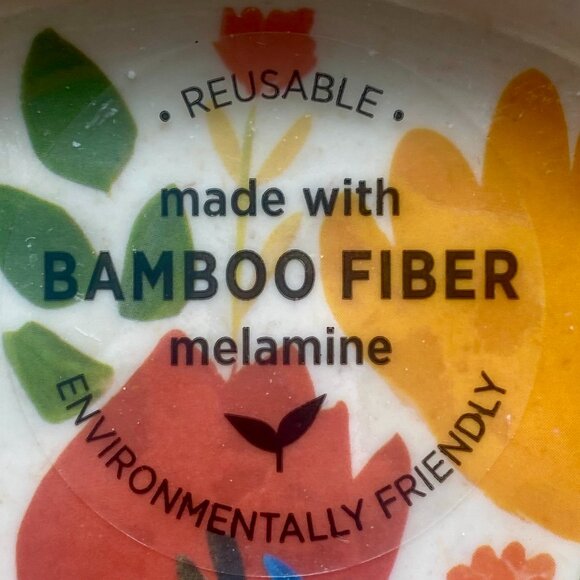 Demdaco Melamine/Bamboo Fiber 'Bold Floral' Spoon Rest, Brand New - Picture 3 of 6